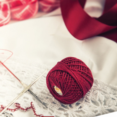 Fil à broder et à tricoter n°8